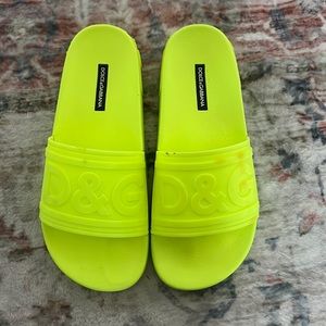 Dolce&Gabanna logo rubber slides